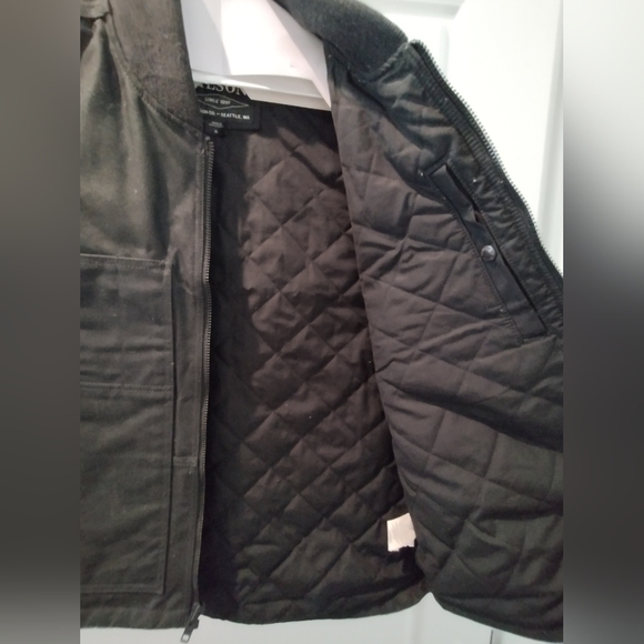 Filson Tin Cloth Insulated Work Vest XL - Picture 3 of 11